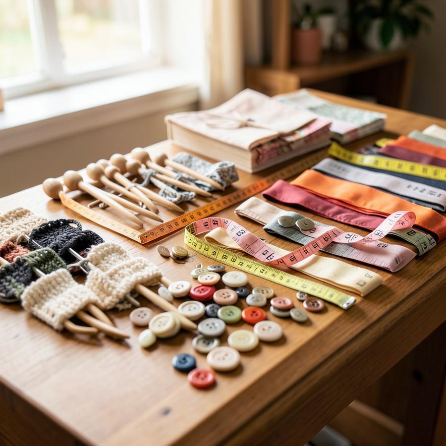 Hooks, buttons and ribbons